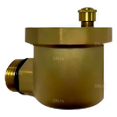 Воздухоотводчик поплавковый автоматический DN.ru AVA00S-T Ду15 Ру10 корпус - латунь HPb57-3, материал золотника - Silicon,  тип присоединения - резьбовой,  угловой