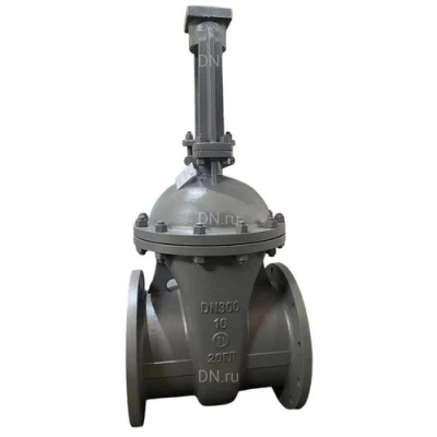 Задвижки клиновые 30лс941нж DN.ru GVWR2626M-2W-F-ОСТ Ду350-400 Ру16 фланцевые, с выдвижным штоком, корпус - легированная сталь, клин - легированная сталь, уплотнение  - металл, с ОСТ-фланцем под электропривод