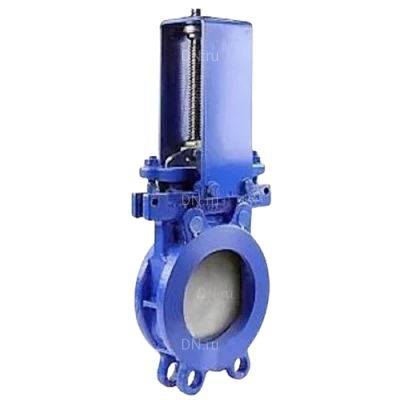 Задвижки шиберные DN.ru GVKN1331E-2W-Fb-ОСТ Ду50-400 Ру6-16 WENZ двухсторонние, межфланцевые, шпиндель - невыдвижной, корпус - чугун GGG40, шибер - нержавеющая сталь AISI 304, уплотнение - EPDM, с голым штоком, 36Нм, ОСТ-фланец тип АК (А)/Б