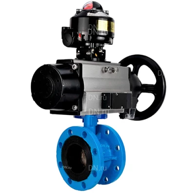 Затворы дисковые поворотные DN.ru WBV1331E-2W-F-H Ду50-100 Ру16 фланцевые, корпус - чугун GGG40, диск - нержавеющая сталь 304, уплотнение - EPDM, с PA-DA-105-1, 4М310-08 220В NAMUR и APL-510N EX