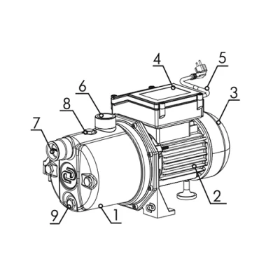 Насосная станция Джилекс Джамбо Н 70/50 Н-24 (2.0) поверхностная, корпус - нержавеющая сталь, мощность - 1.1кВт, напор - 50м, производительность - 70л/мин, 220В