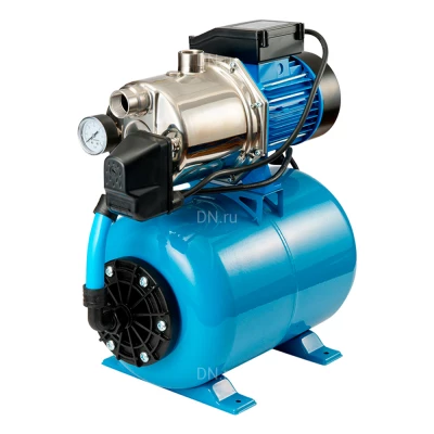 Насосная станция Джилекс Джамбо Н 70/50 Н-24 (2.0) поверхностная, корпус - нержавеющая сталь, мощность - 1.1кВт, напор - 50м, производительность - 70л/мин, 220В