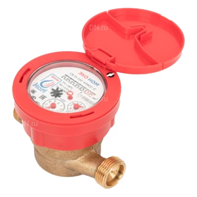 Счетчик воды универсальный ЭКО НОМ СВ 15 Класс С (110мм, с КМЧ и обратным клапаном)
