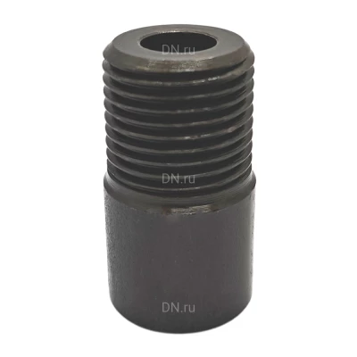 Бобышка вварная ЭКОМЕРА БВ-В-40 G1/2″ L=40мм наружная резьба, углеродистая сталь, для термометра