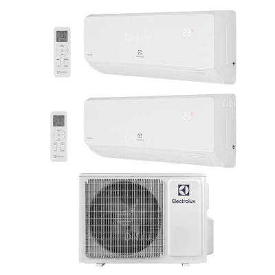 Мульти-сплит система Electrolux Super Match ERP R32 EACS/I-09+09 НMB FMI-18-2/N8 инверторная, мощность охлаждения - 2.1кВт, мощность обогрева - 2.6кВт, 220В