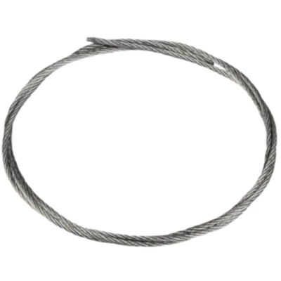 Трос стальной EKF DIN 3055 длина - 200 м, диаметр троса - 3 мм, материал - сталь
