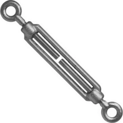 Талреп EKF DIN 1480 тип B - кольцо-кольцо М12, материал - сталь, покрытие - гальваническое цинкование