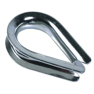 Коуши для троса EKF DIN 6899, толщина - 4-6 мм, стальные