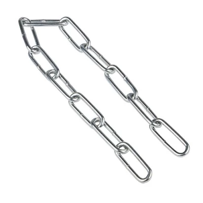 Цепи стальные EKF длиннозвенная DIN 763 длина - 60 м, толщина - 3 мм, F max (N) - 1000 кг, стальные