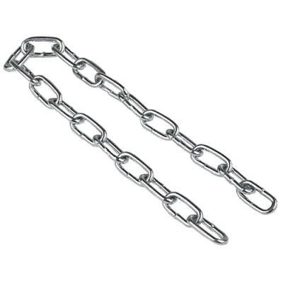 Цепи стальные EKF короткозвенная DIN 766 длина - 60 м, толщина - 3 мм, F max (N) - 1000 кг, стальные