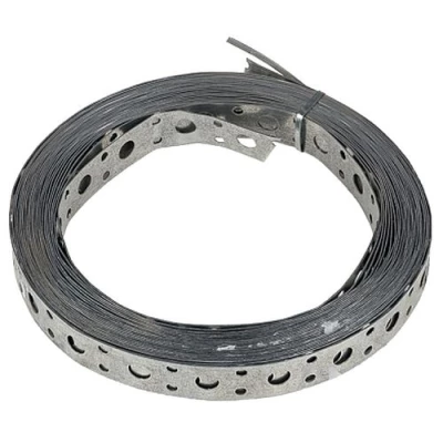 Ленты перфорированные EKF  монтажные прямые длина - 10-25 м, толщина - 0.55-1 мм, ширина - 12-20 мм, стальные