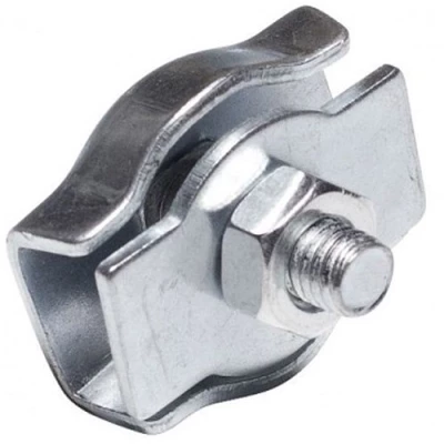 Зажимы для троса EKF Simplex одинарные, диаметр троса - 4 мм, стальные