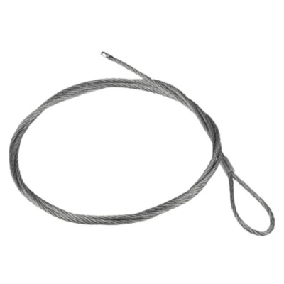 Тросы стальные EKF с петлей длина - 1-10 м, диаметр троса - 2 мм, F max (N) - 500 кг, стальные