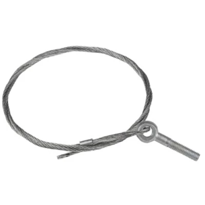 Тросы стальные EKF с рым-болтом М6 длина - 1-10 м, диаметр троса - 2 мм, F max (N) - 500 кг, стальные