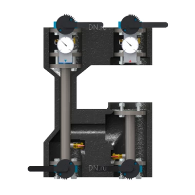 Насосные группы ELSEN POWERBOX 33 фланцевые, мощность - 150-274кВт, производительность - 107-196л/мин, корпус - латунь