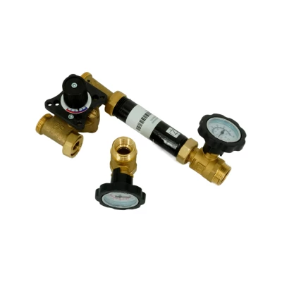 Насосная группа ELSEN SMARTBOX 2.0 EFG20.020 без насоса, со смесителем, без сервопривода, мощность - 25.6кВт, производительность - 18л/мин, корпус - латунь