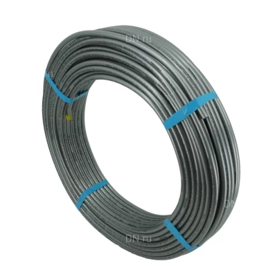 Труба из сшитого полиэтилена PE-Xa ELSEN Elspipe Triplex  Дн16x2.2 Ру10, универсальная, бухта 120м, серый