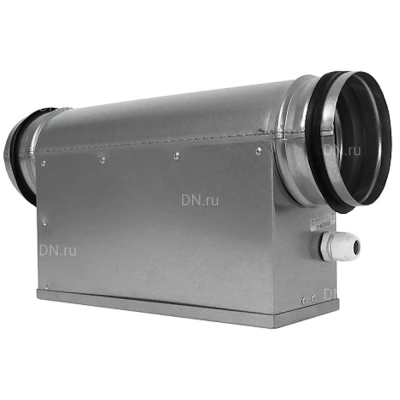 Воздухонагреватель канальный Energolux SHCE 160-2,4-1 электрический, корпус - оцинкованная сталь, мощность - 2.4кВт, производительность - 110м3/час, 220В