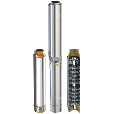 Насос скважинный ESPA SE4 12 15 O4ST 3 kW погружной, корпус - нержавеющая сталь, мощность - 3кВт, напор - 105м, производительность - 200л/мин, 380В