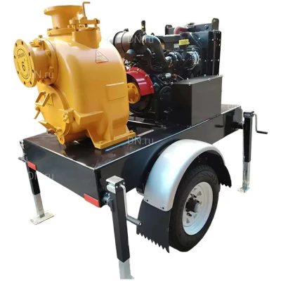 Мотопомпа ET-PUMPS JD6-250 G10 WPT поверхностная, напор - 28м, производительность - 5000л/мин