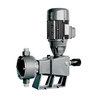 Насос дозировочный мембранный ETATRON D BA 0278 поверхностный, корпус - алюминий, мощность - 0.25кВт, производительность - 278л/час, 380В, головка насоса - ПВХ