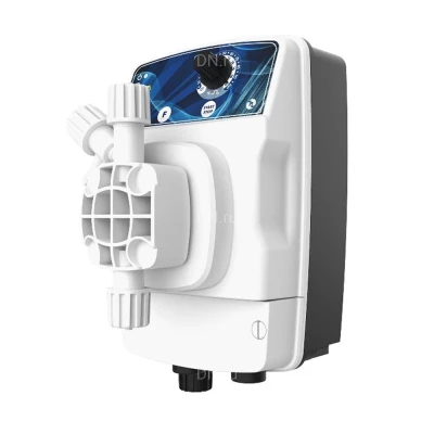 Насос дозировочный мембранный ETATRON eONE MA 0710 поверхностный, корпус - пластик, мощность - 7/26Вт, производительность - 7л/час, 220В, с ручным управлением