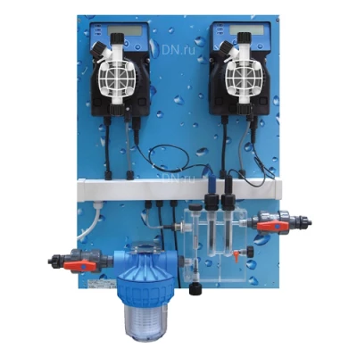 Насосные станции дозировочные ETATRON POOL GUARD поверхностные, корпус - пластик, мощность - 37Вт, производительность - 5л/час, 220В