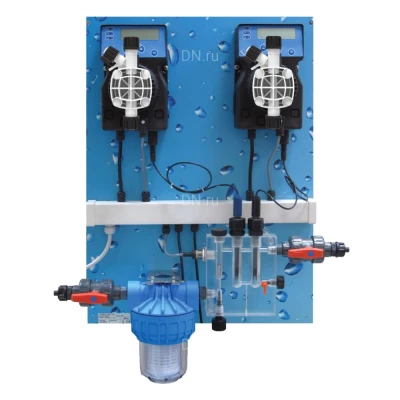 Насосная станция дозировочная ETATRON POOL GUARD 3 PH/CL (SCL) 0-2ppm поверхностная, корпус - пластик, мощность - 74Вт, производительность - 5л/час, 220В, с датчиком SONDA CL