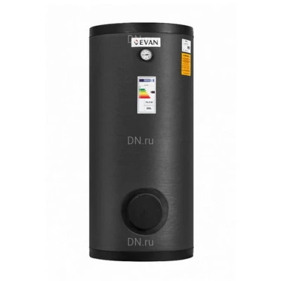 Бойлеры косвенного нагрева ЭВАН WIС напольные, объем - 200-500л, мощность - 78-142кВт, корпус - эмалированная сталь, Tmax 120°C, подключение - боковое
