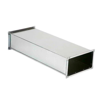 Воздуховоды прямоугольные ЕВРОВЕНТ В(Пр) L=1250 мм, материал корпуса - оцинкованная сталь 0.7мм, R20