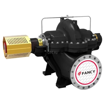 Насос самовсасывающий FANCY FSC 150-455M/4 поверхностный, корпус - чугун, мощность - 132кВт, напор - 62м, производительность - 7500л/мин, 380В