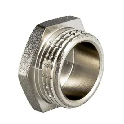 Пробка ДМЗ ДМЗ.003.20Н 3/4″ Ду20 Ру40, корпус - латунь, наружная резьба, никелированная