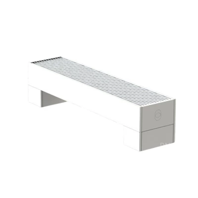 Конвектор напольный GEKON Level 1800x230x130, корпус - сталь, тип решетки - продольная рулонная, цвет решетки - белый, RAL9016