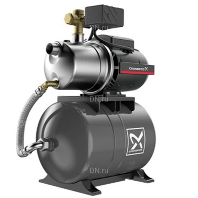 Насосная станция Grundfos JP 4-47 PT-H поверхностная, корпус - чугун, мощность - 0.85кВт, напор - 47м, производительность - 67л/мин, 220В