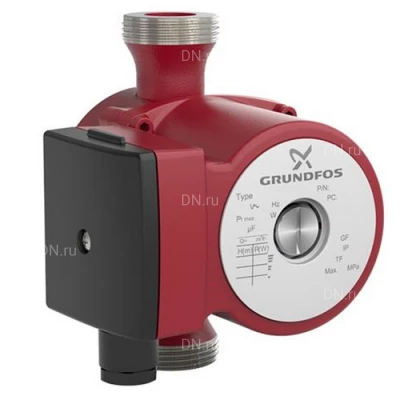 Насосы циркуляционные Grundfos UP-N поверхностные, корпус - нержавеющая сталь, мощность - 0.065-0.12кВт, напор - 1.5-4.5м, производительность - 37-59л/мин, 220В