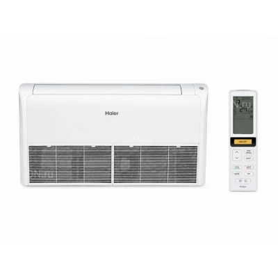 Блок внутренний Haier Super Match Plus AC105S2SH2FA напольно-потолочный, инверторный, с пультом, мощность охлаждения - 10кВт, мощность обогрева - 12.5кВт, 220В