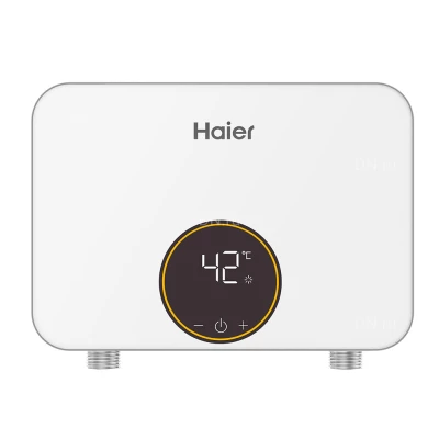 Водонагреватель электрический проточный Haier JET настенный, мощность - 5.7кВт, корпус - эмалированная сталь, Tmax 55°C, 220В