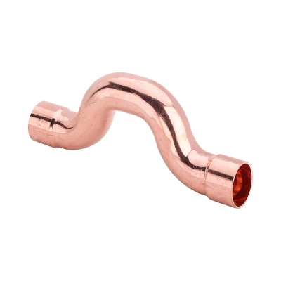 Обвод двухраструбный Hailiang Дн15 Ру25 под пайку, для медных труб, корпус - медь