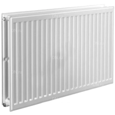 Радиатор стальной панельный Heaton Ventil Hygiene VH тип 30 500х400мм, теплоотдача - 821Вт, нижнее подключение справа, с вентилем, кронштейн в комплекте, цвет - белый RAL 9016