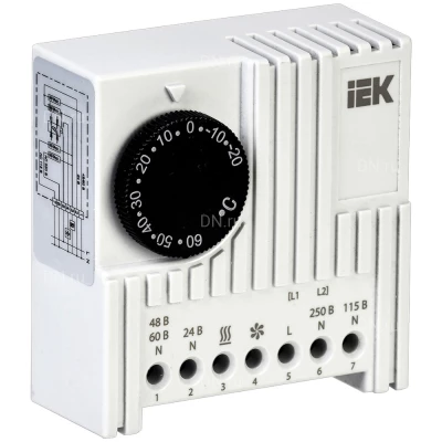 Термостат IEK УККт NO/NC, регулировка от -20 до 60°С YTT21-00-60-NO-NC