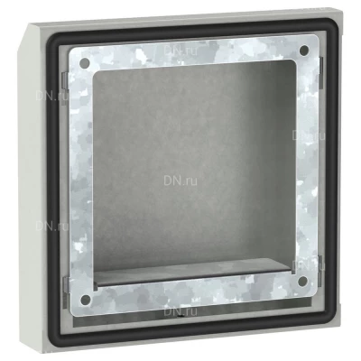 Кожух защитный IEK TITAN для вентиляционной решетки 253х253мм, корпус - сталь, цвет - серый, IP56 TI-00D-KZ-025-025