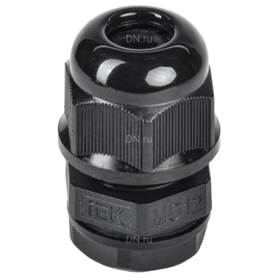 Сальники IEK MG, корпус - полиамид, цвет - черный