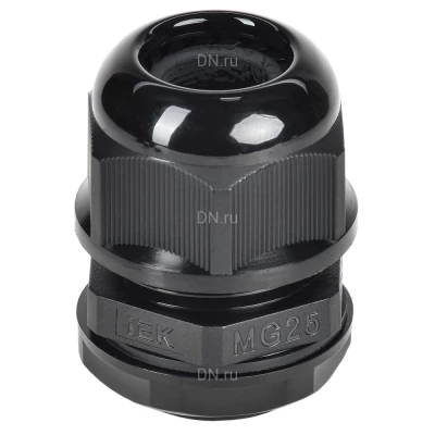 Сальник IEK MG 25, диаметр проводника 13-18мм, корпус - полиамид, цвет - черный, упаковка - 1шт, IP68 YSA20-15-25-68-K02