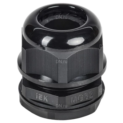 Сальник IEK MG 32, диаметр проводника 18-25мм, корпус - полиамид, цвет - черный, упаковка - 1шт, IP68 YSA20-21-32-68-K02