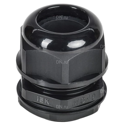 Сальник IEK MG 40, диаметр проводника 24-32мм, корпус - полиамид, цвет - черный, упаковка - 1шт, IP68 YSA20-28-40-68-K02