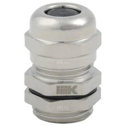 Сальник IEK PGM 9, диаметр проводника 4-8мм, корпус - латунь, цвет - серый, упаковка - 1шт, IP68 YSA50-08-15-68-K23