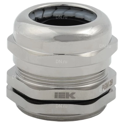 Сальник IEK PGM 36, диаметр проводника 25-33мм, корпус - латунь, цвет - серый, упаковка - 12шт, IP68 YSA50-33-47-68-K23