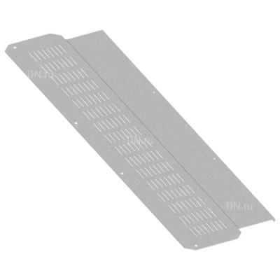 Фланец основания встроенного отсека IEK FORMAT 200х1000мм, вентилируемый, ширина - 200мм, высота - 1000мм, материал - сталь, цвет - серый, FO-00-FBCV-020-100