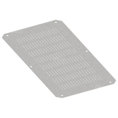 Фланец основания IEK FORMAT 400х600мм, вентилируемый в шкаф, ширина - 400мм, высота - 600мм, материал - сталь, цвет - серый, FO-00-FBV-040-060