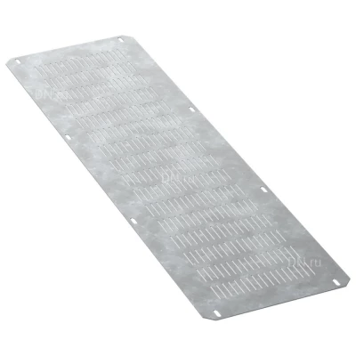 Фланец основания IEK FORMAT 400х1000мм, вентилируемый в шкаф, ширина - 400мм, высота - 1000мм, материал - сталь, цвет - серый, FO-00-FBV-040-100